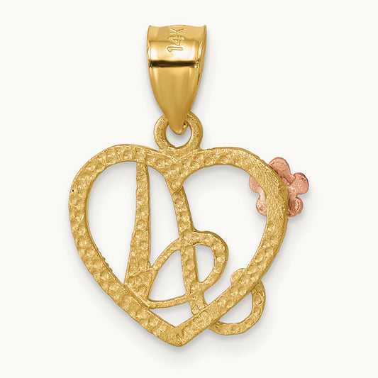 Heart Initial Pendant
