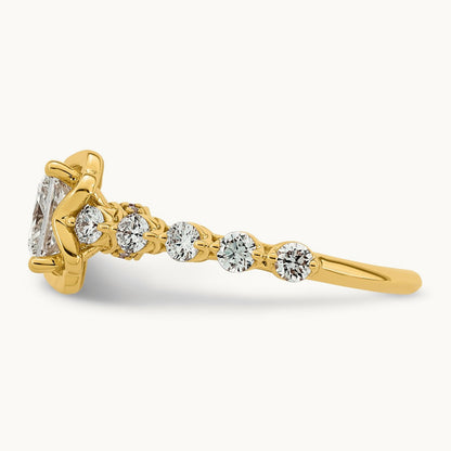 Princess Center Ring, 2.25-3.50 ct tw Lab-Grown Diamond