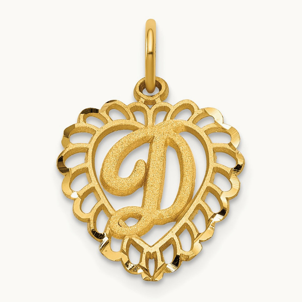 Heart Charm — D