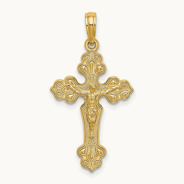 Crucifix W/ Fancy Tips Charm — 29.5mm