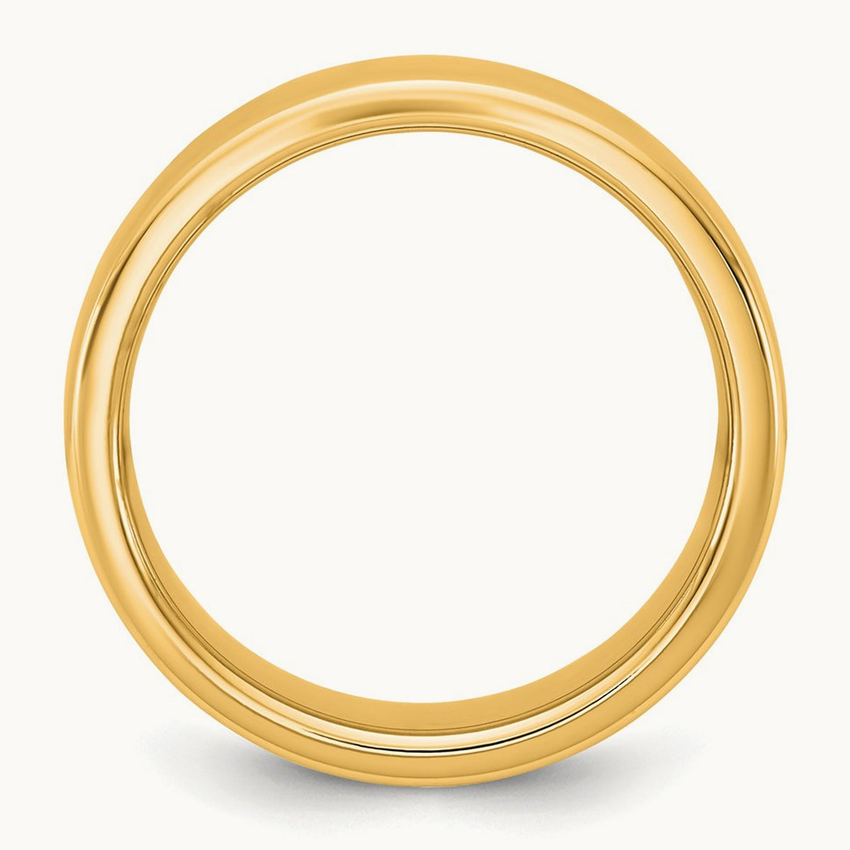 European Comfort Fit Band — 14K Yellow Gold, 6mm