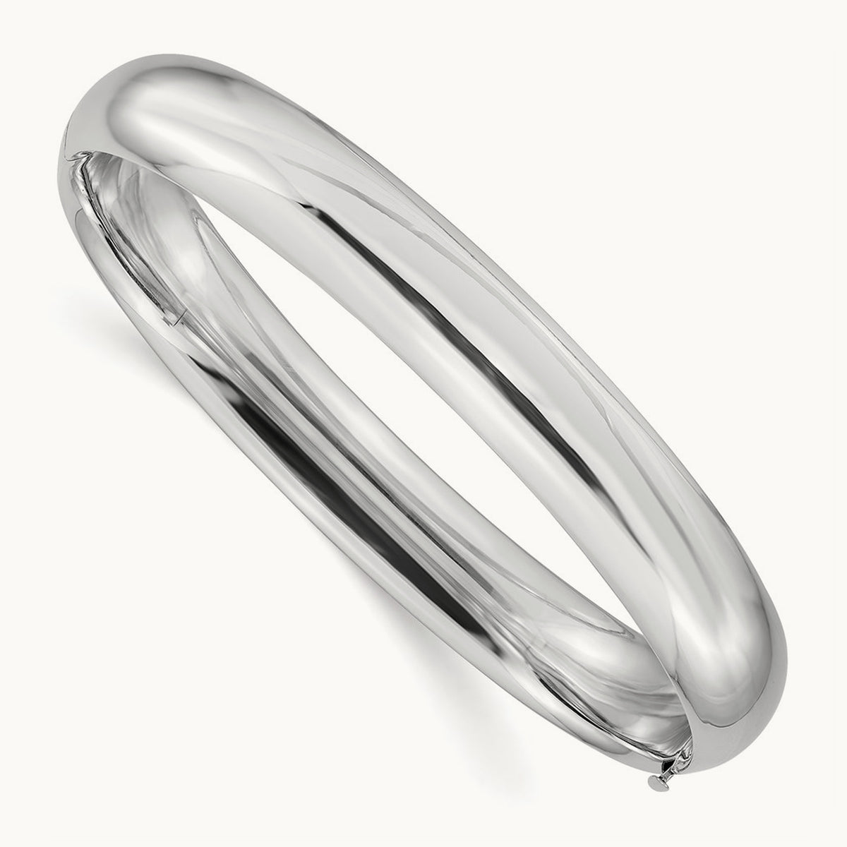 High Polished Hinged Bangle — 10.00mm