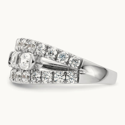 Fashion Ring, 1.50 ct tw Lab-Grown Diamond