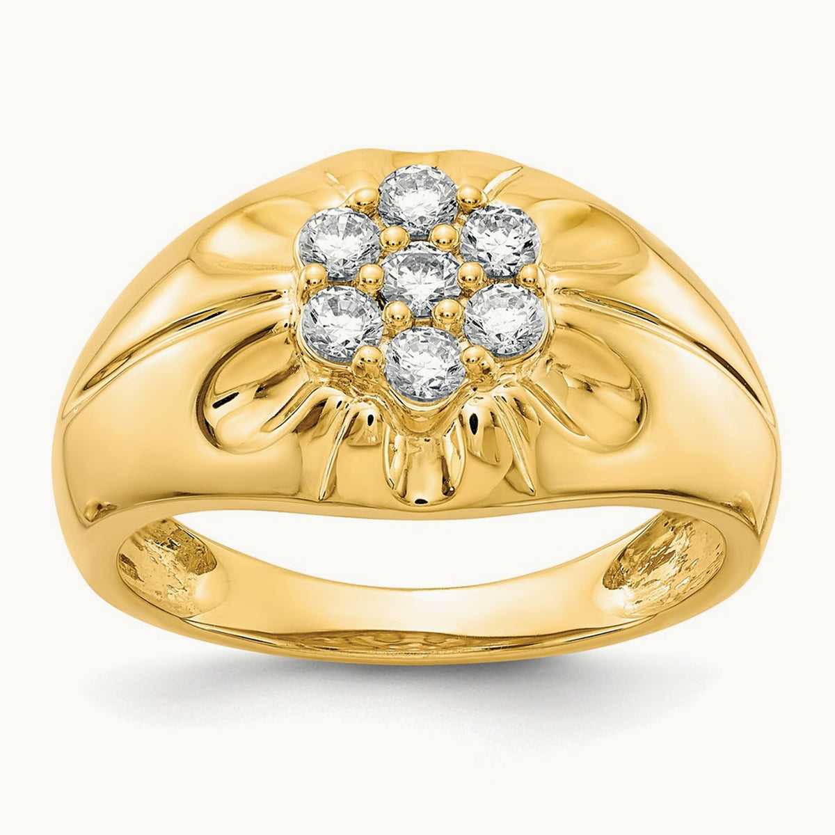 Diamond Mens Ring, 14K