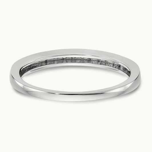 Diamond Band, 14K White Gold