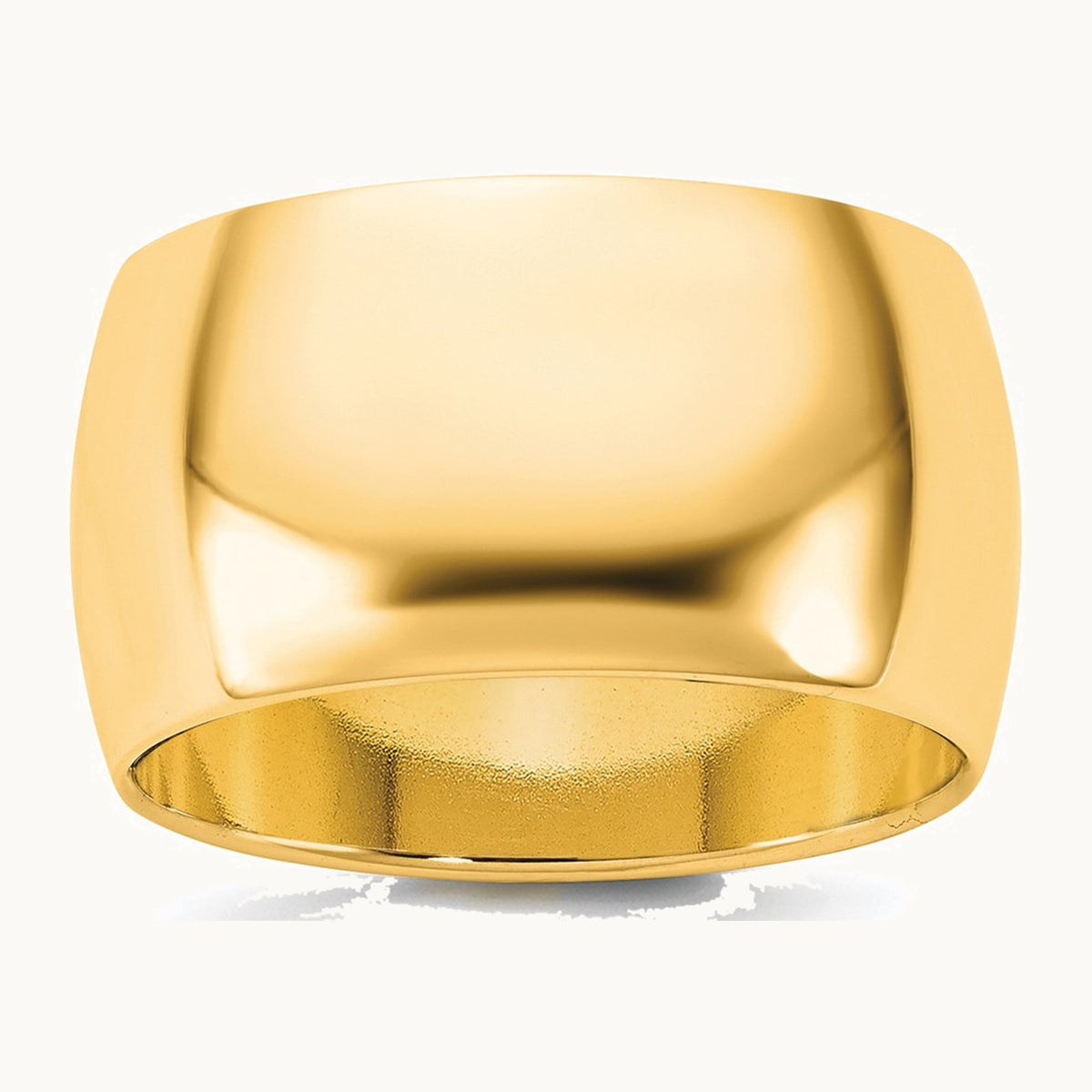 Half Round Band — 10K Yellow Gold