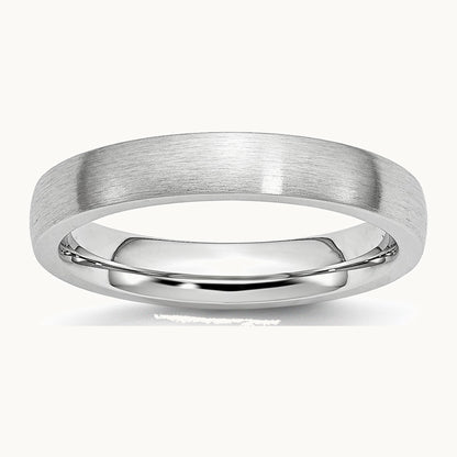 Cobalt Satin Half Round Band — 4mm