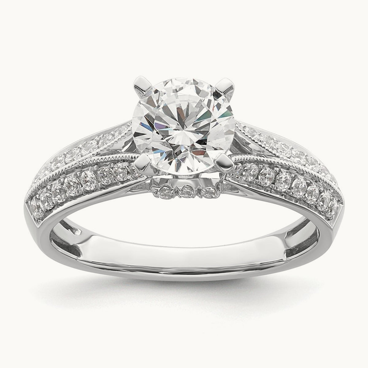 Semi-Mount Engagement Ring, 0.25 ct tw