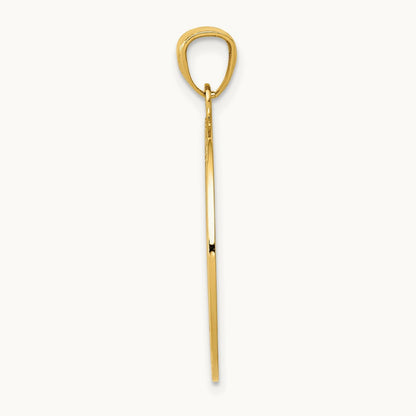 Satin / Polished Lost Without You Compass Pendant, 14K