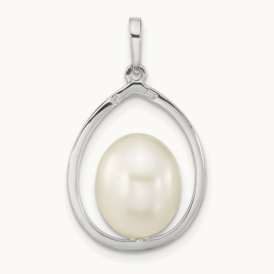 8- Rice Freshwater Cultured Pearl Pendant — photo set