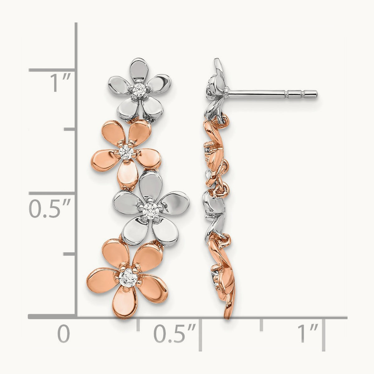 and Diamond Earrings — photo set