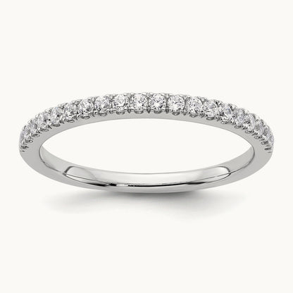 Complete Diamond Wedding Band, 14K White Gold
