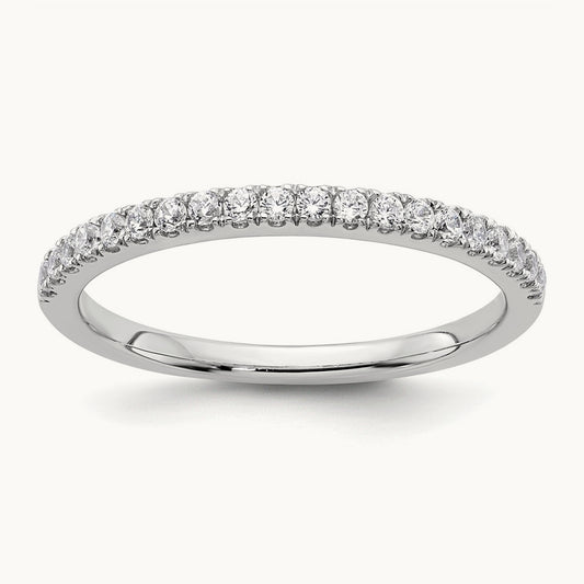 Complete Diamond Wedding Band, 14K White Gold