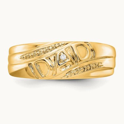 AA Diamond men's ring, 14K