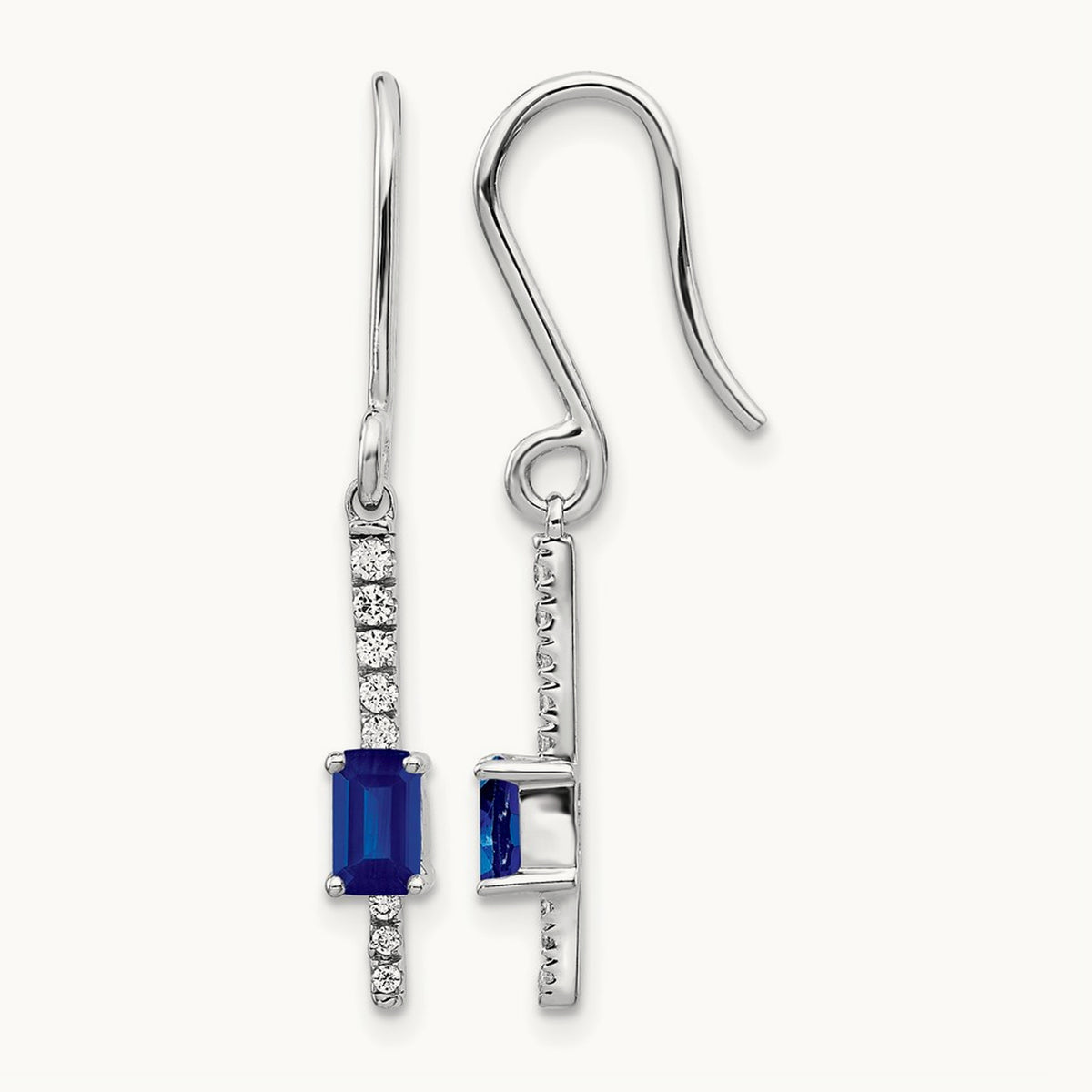 Diamond and Sapphire Fancy Earrings — photo set
