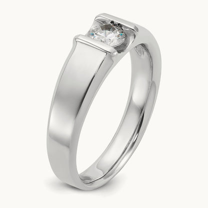 IBGoodman Men's Diamond Complete Ring, 14K White Gold