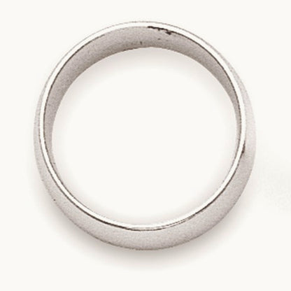Half Round Band, 2mm, 10K White Gold