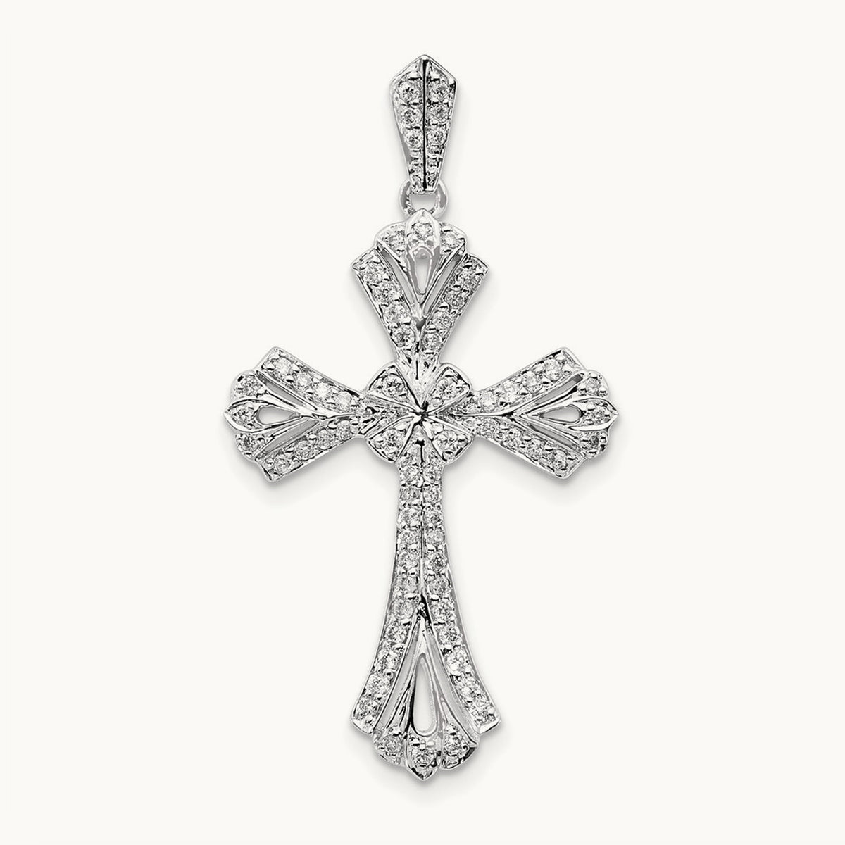 1/3ct. Diamond Fancy Cross Pendant — photo set