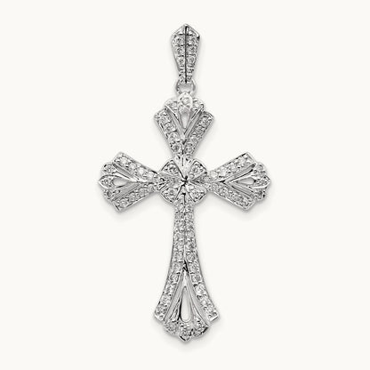 1/3ct. Diamond Fancy Cross Pendant — photo set