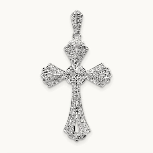 1/3ct. Diamond Fancy Cross Pendant — photo set