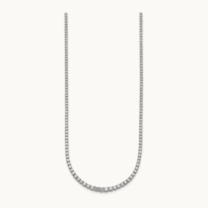 Graduated Tennis Necklace, 5.50 ct tw Lab-Grown Diamond