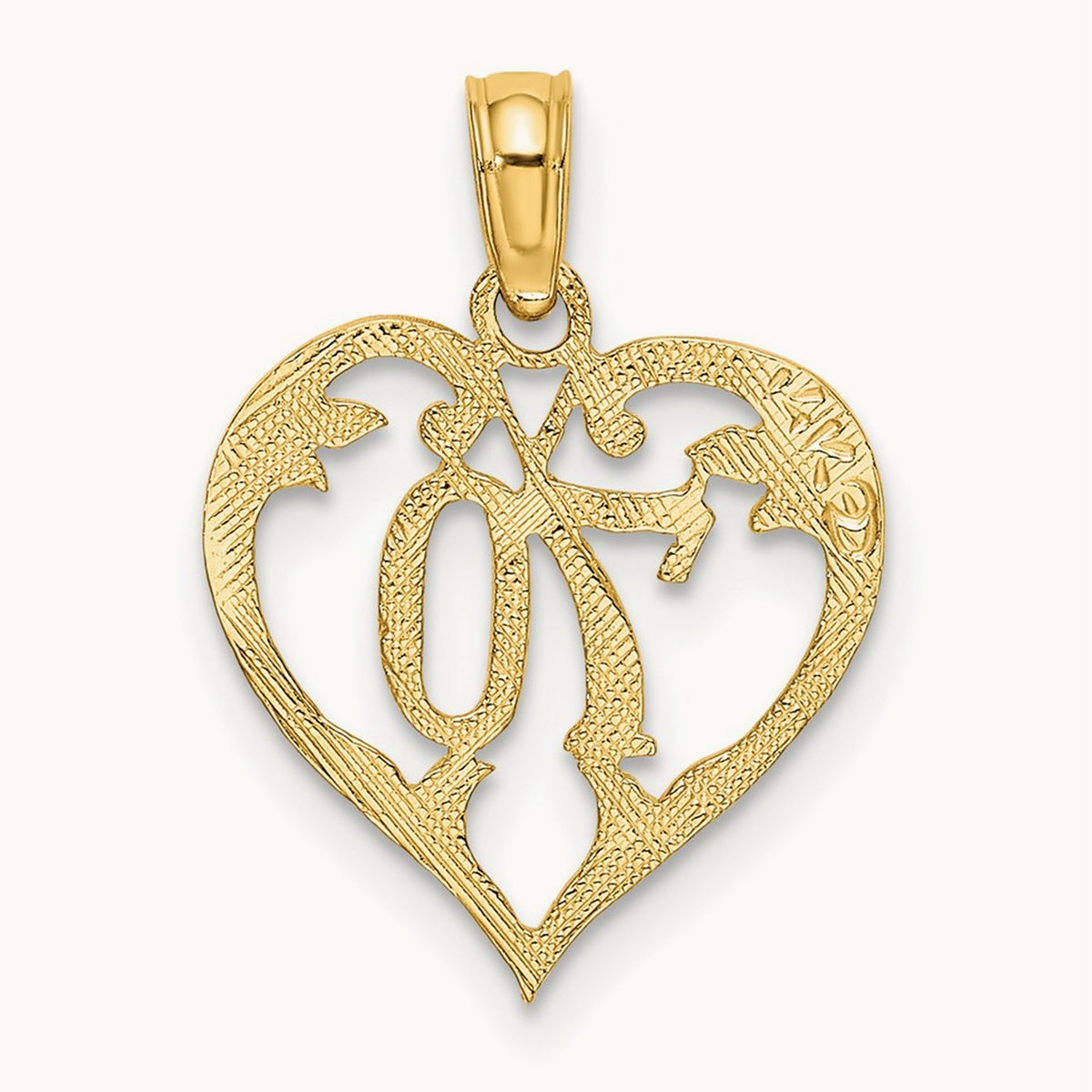 70 In Heart Charm, 14K