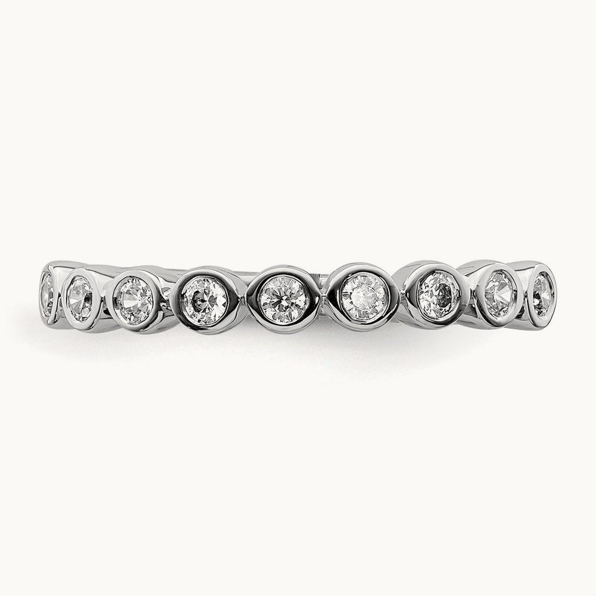 Fashion Band, 0.20 ct tw Lab-Grown Diamond — 14K White Gold