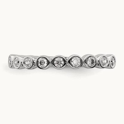 Fashion Band, 0.20 ct tw Lab-Grown Diamond — 14K White Gold