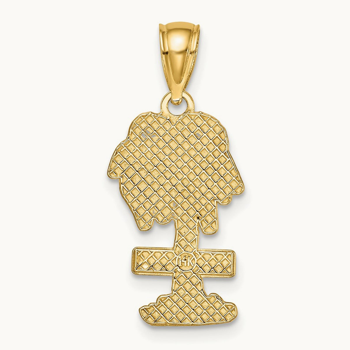 ST. THOMAS Palm Tree Charm, 14K