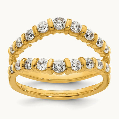 Complete Diamond Ring Guard, 14K