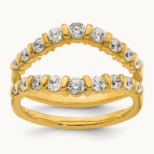 Complete Diamond Ring Guard, 14K