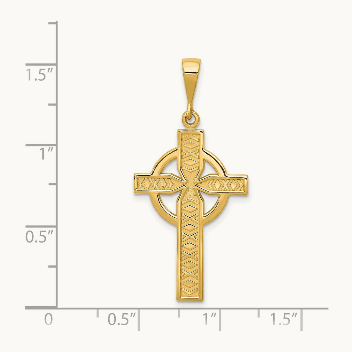 Celtic Cross Pendant, 14K