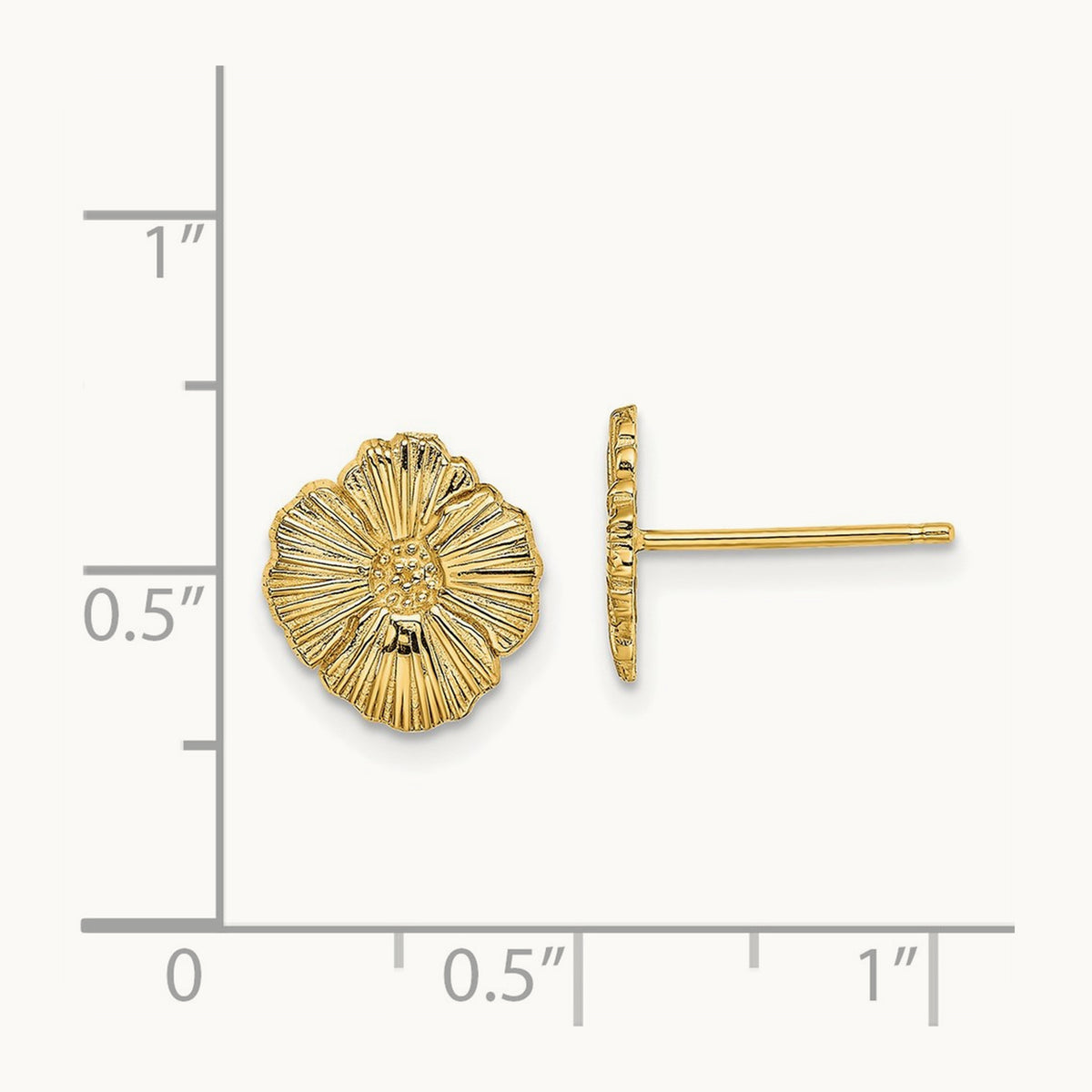 Flower Post Earrings — photo set
