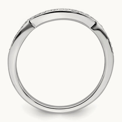 Contoured Diamond Band — photo set