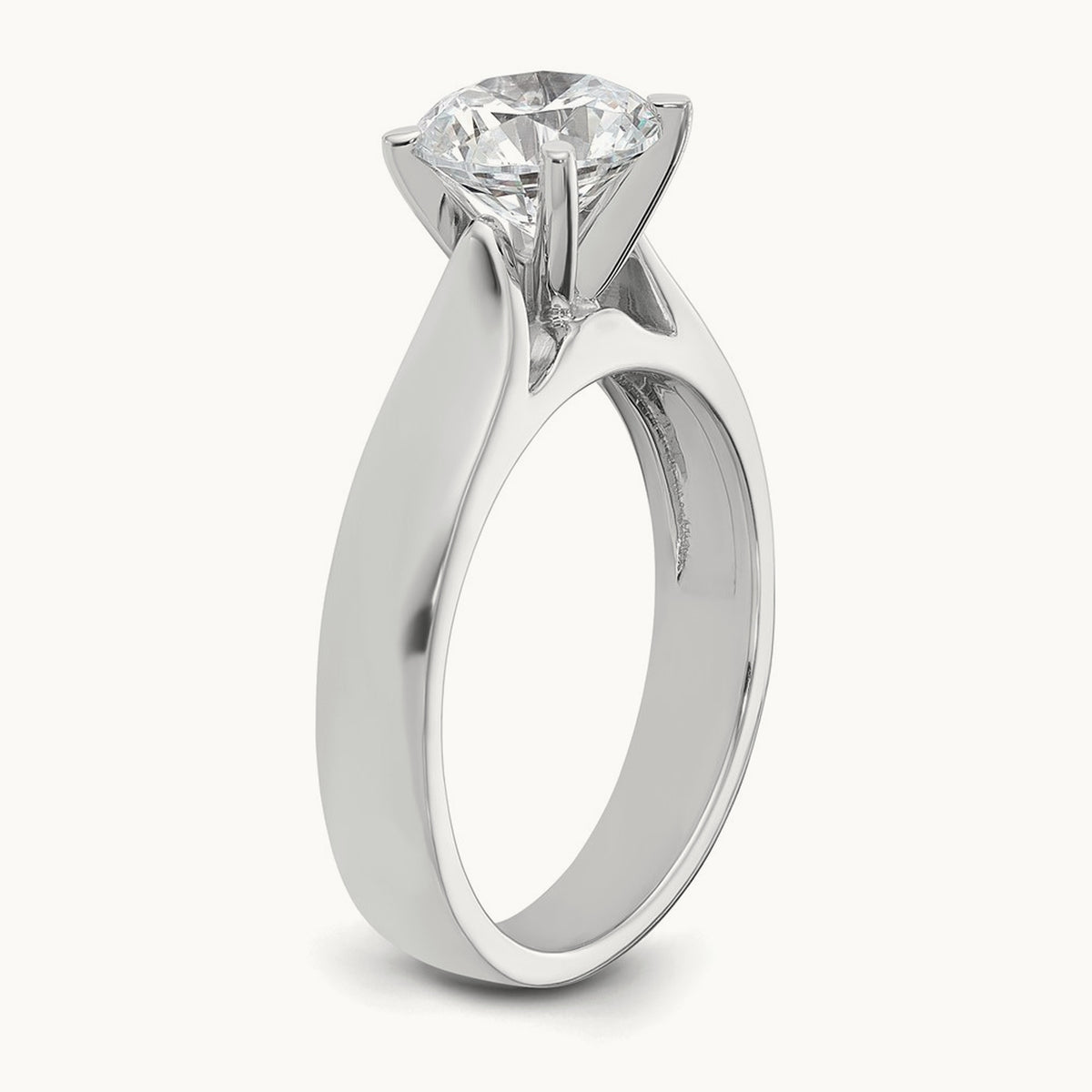 Peg Set Solitaire Engagement Ring Mounting