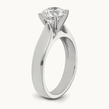 Peg Set Solitaire Engagement Ring Mounting