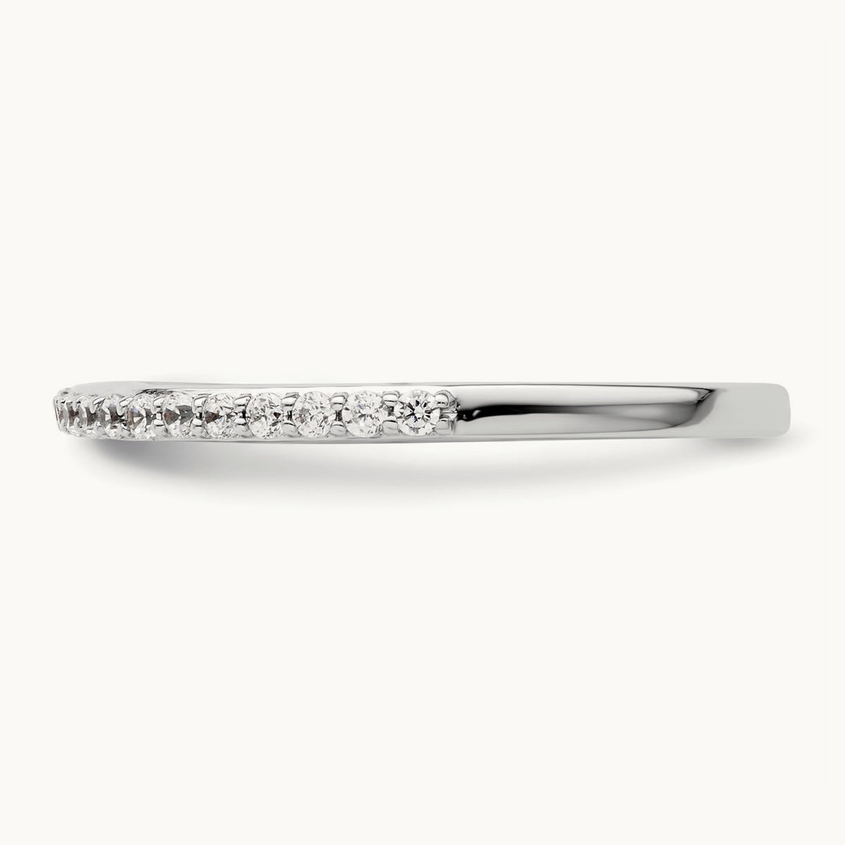 Diamond Band, 14K White Gold