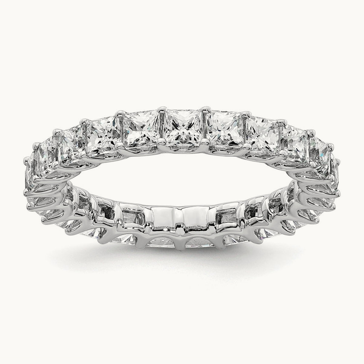 Princess Eternity Band, 3-5 ct Lab-Grown Diamond