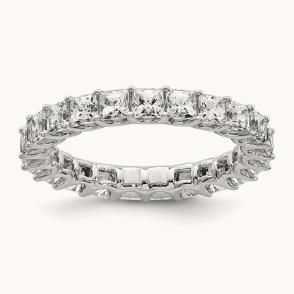 Princess Eternity Band, 3-5 ct Lab-Grown Diamond