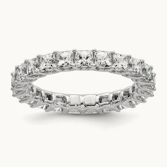 Princess Eternity Band, 3-5 ct Lab-Grown Diamond