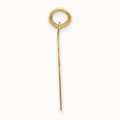 Swimming Disc Charm, 14K