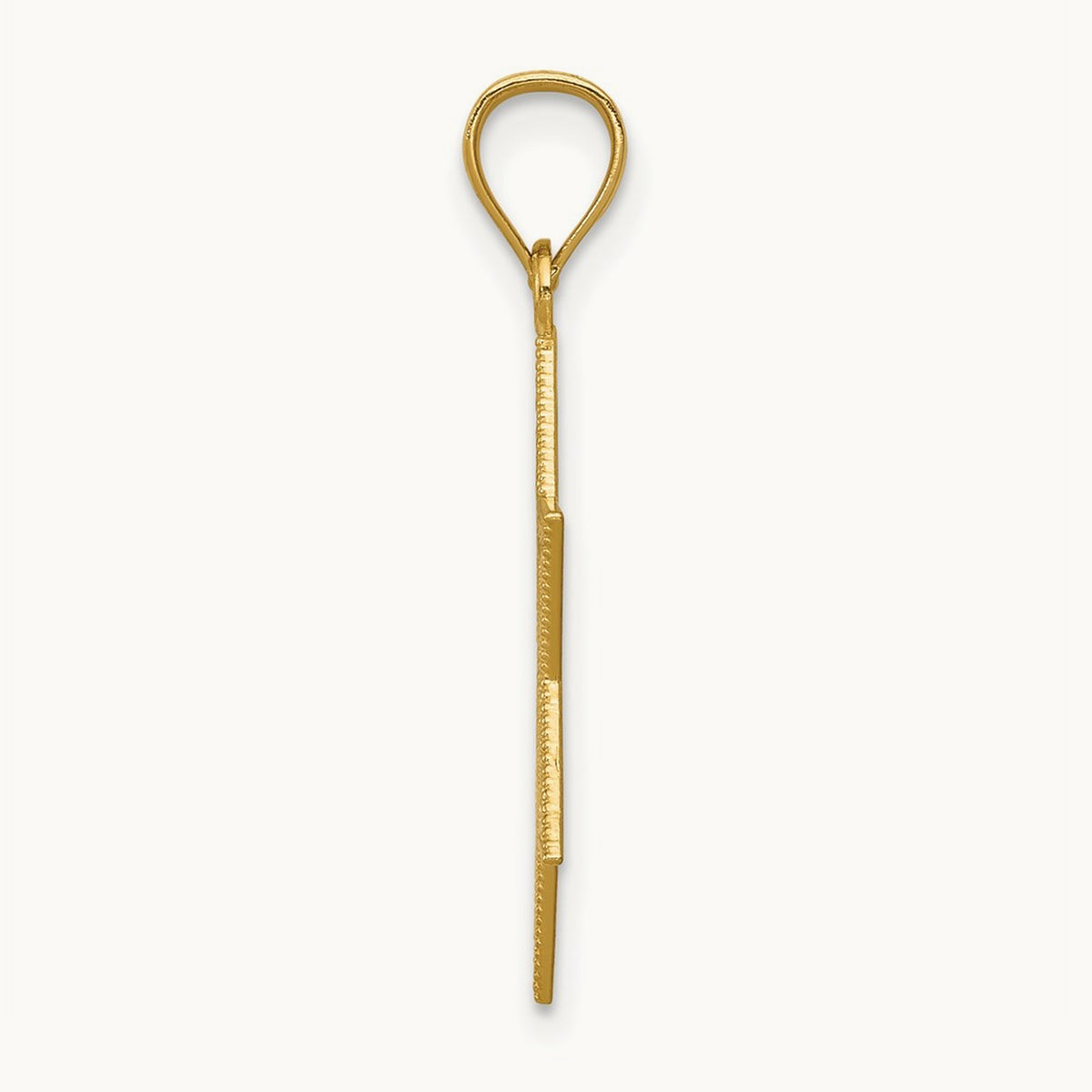 Diamond-cut Polished Star of David Pendant, 14K
