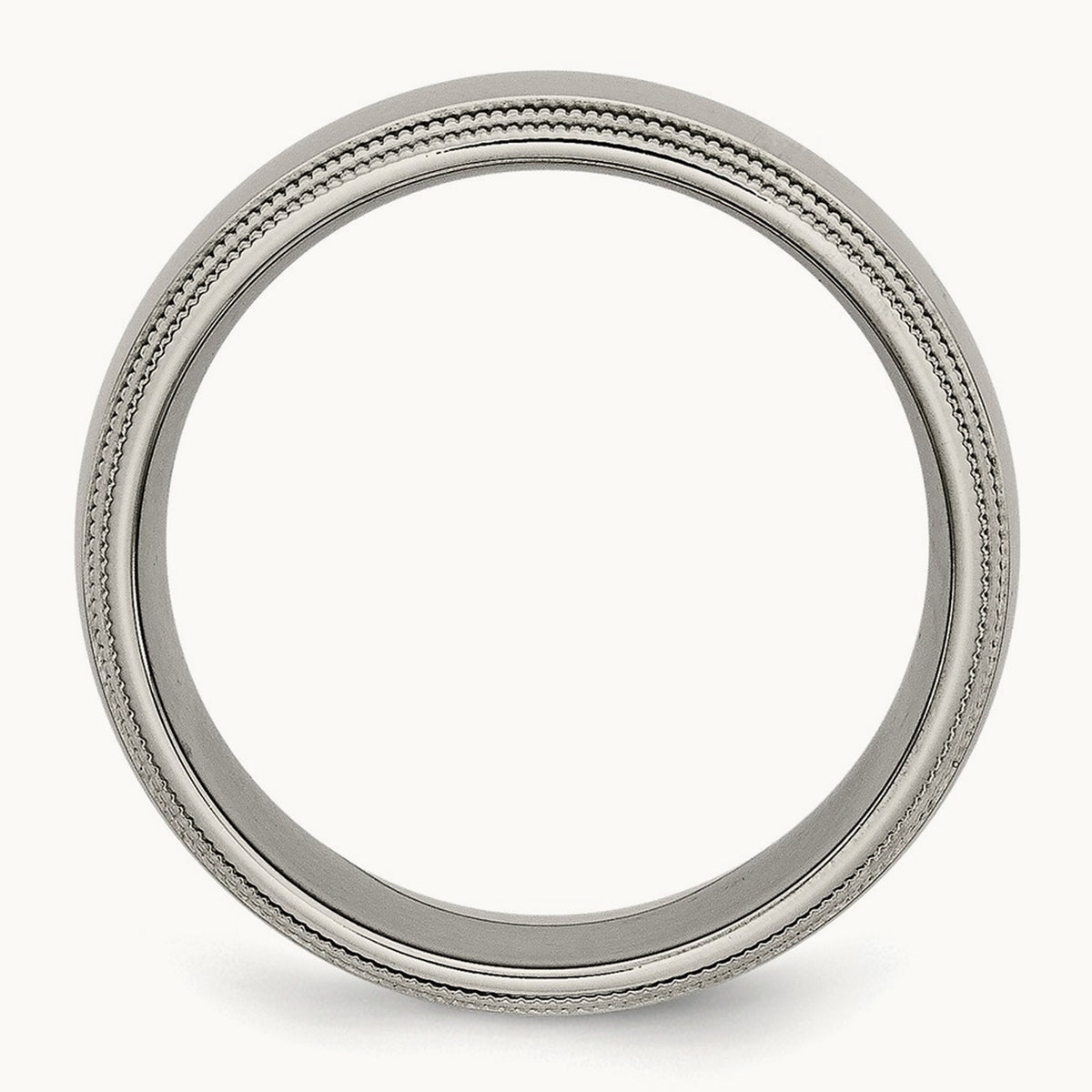 Polished Grooved and Beaded Edge Band — photo set (2)