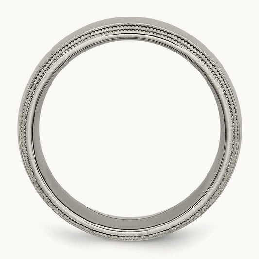 Polished Grooved and Beaded Edge Band — photo set