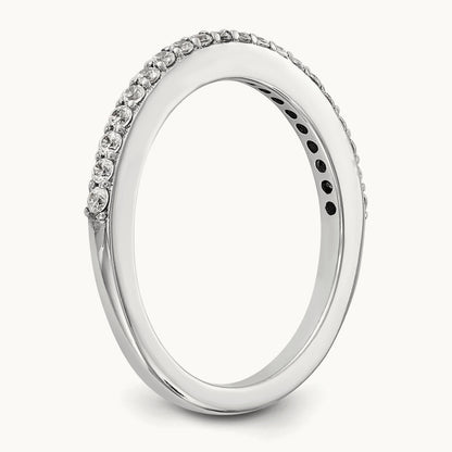 Diamond Wedding Band, 14K White Gold