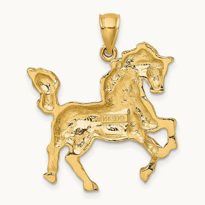 Horse Charm, 14K