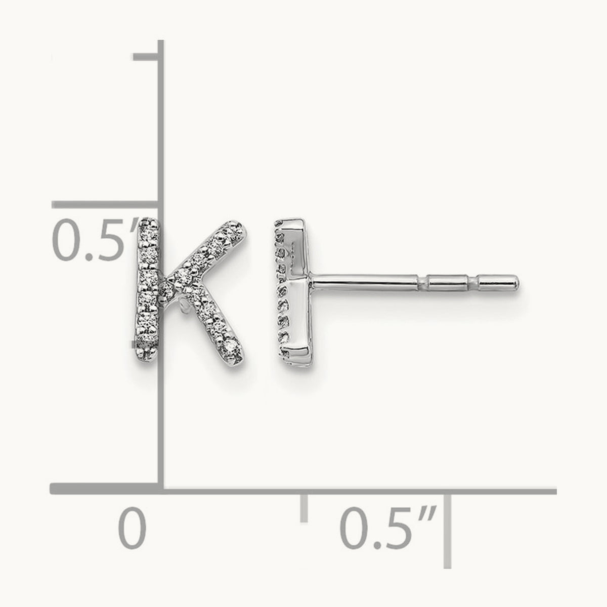Diamond Earrings — 7mm, K