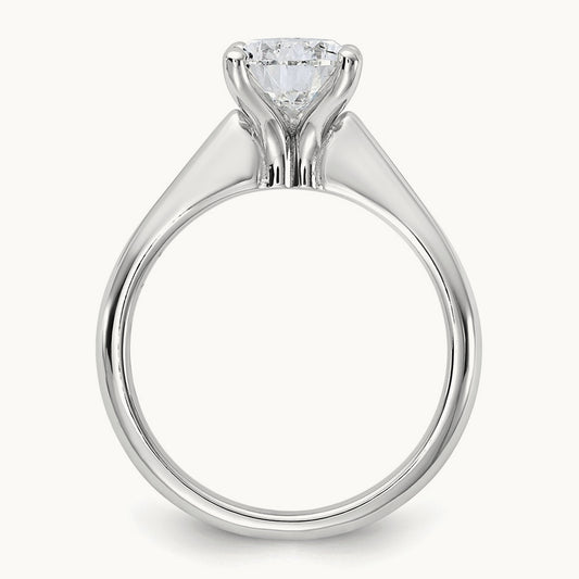 Pear 8X Ring, 2.00 ct tw Lab-Grown Diamond — 14K White Gold