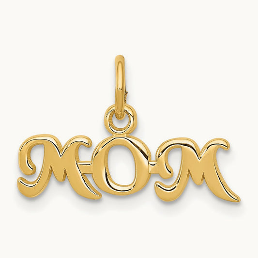 MOM Charm, 14K