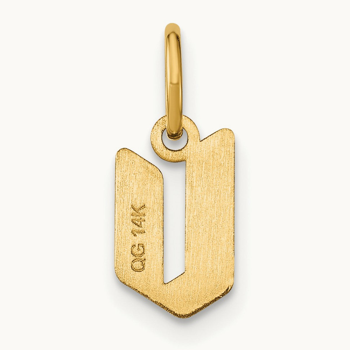 Lowercase Initial Pendant — V